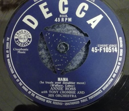 ANNIE ROSS