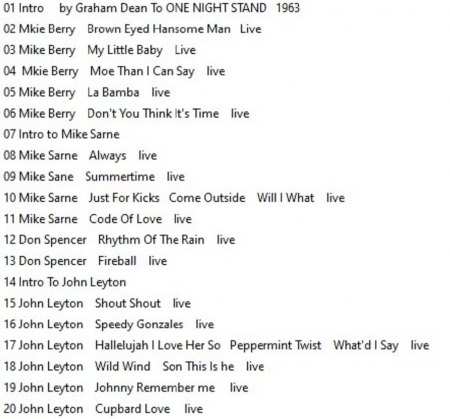 JOHN LEYTON - LP's & CD's