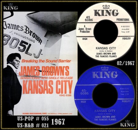 JAMES BROWN & THE FAMOUS FLAMES - KANSAS CITY