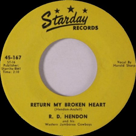 R.D. HENDON AND HIS WESTERN JAMBOREE COWBOYS