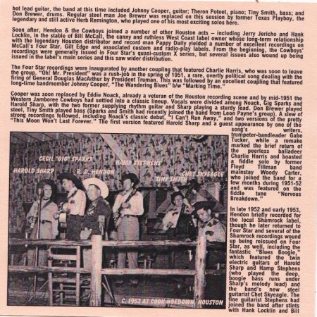 R.D. HENDON AND HIS WESTERN JAMBOREE COWBOYS