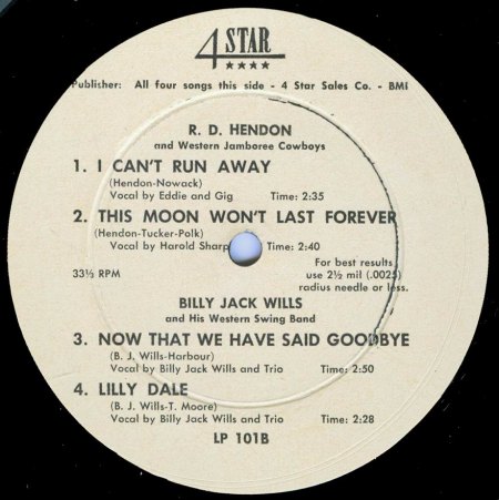 R.D. HENDON AND HIS WESTERN JAMBOREE COWBOYS