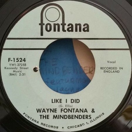 WAYNE FONTANA & THE MINDBENDERS