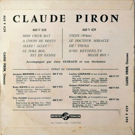 DANNY BOY & ses Penitents (= Claude Piron)