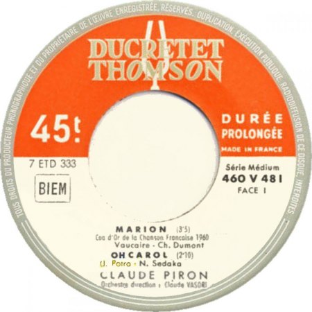 DANNY BOY & ses Penitents (= Claude Piron)