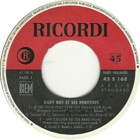 DANNY BOY & ses Penitents (= Claude Piron)