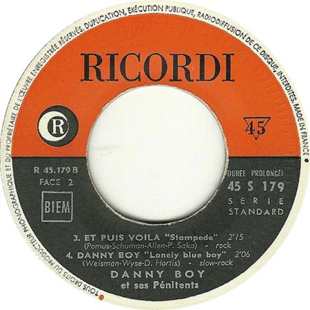 DANNY BOY & ses Penitents (= Claude Piron)