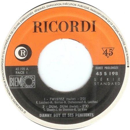 DANNY BOY & ses Penitents (= Claude Piron)