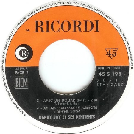 DANNY BOY & ses Penitents (= Claude Piron)