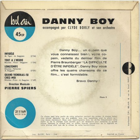 DANNY BOY & ses Penitents (= Claude Piron)