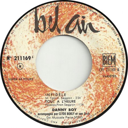 DANNY BOY & ses Penitents (= Claude Piron)