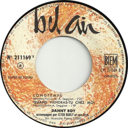 DANNY BOY & ses Penitents (= Claude Piron)