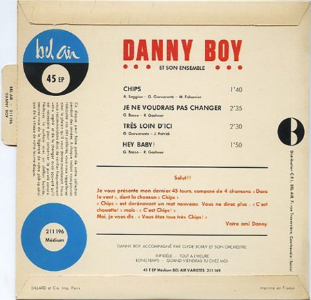 DANNY BOY & ses Penitents (= Claude Piron)