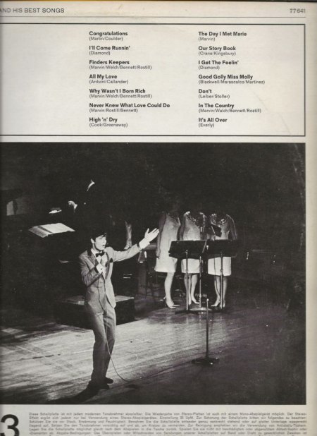 CLIFF RICHARD - seine LPs