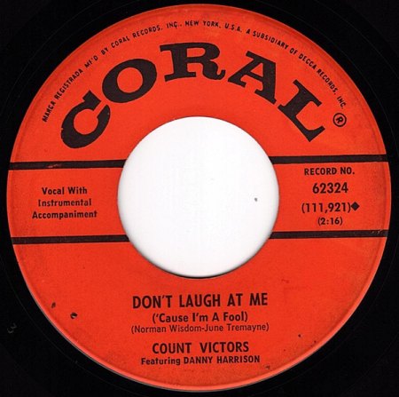 DANNY HARRISON - mit und ohne The Count Victors (CDN)