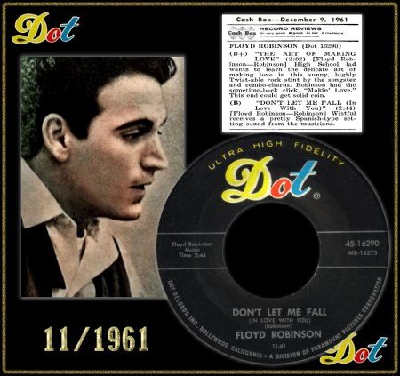 FLOYD ROBINSON - DON'T LET ME FALL (IN LOVE WITH YOU]