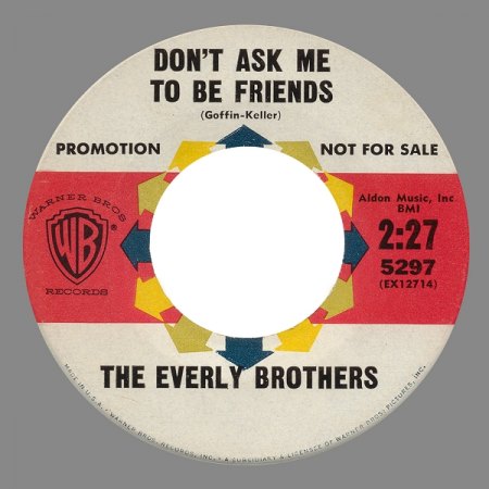 k-5297     A  Don't Ask Me To Be Friends  Promo.jpg