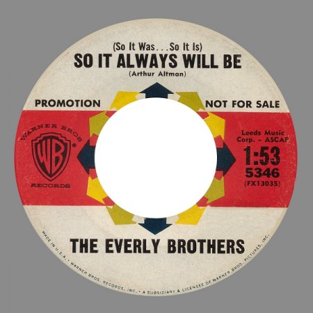 k-5346     B  So It Always Will Be  Promo.jpg