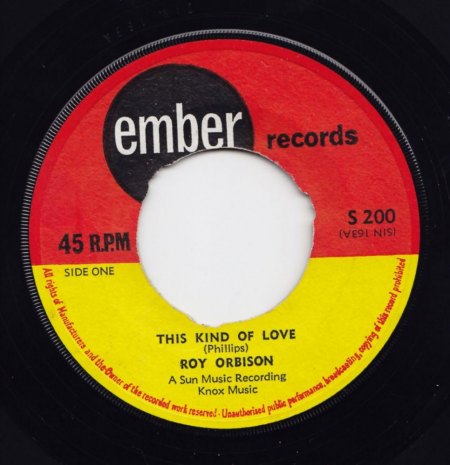 ROY ORBISON auf Ember
