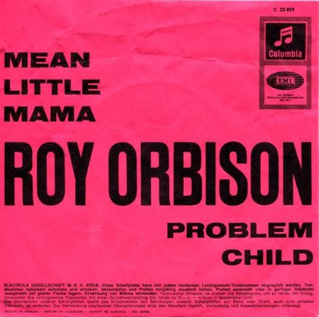 COLUMBIA C 22 859 B - ROY ORBISON