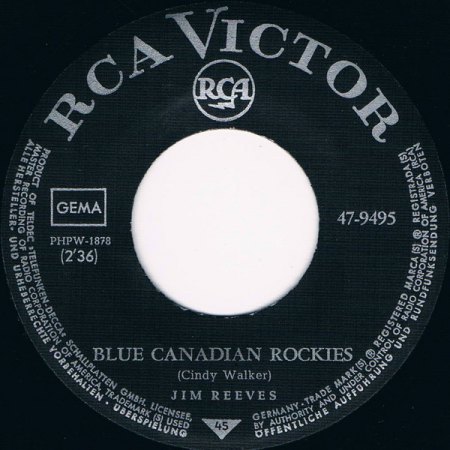 JIM REEVES auf RCA Victor (bei uns auf RCA)