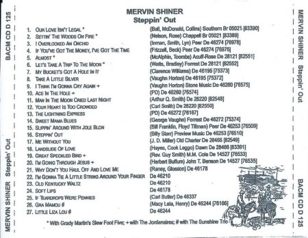 MERVIN SHINER
