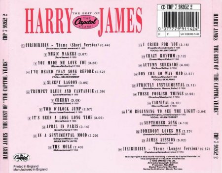 HARRY JAMES