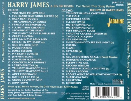 HARRY JAMES