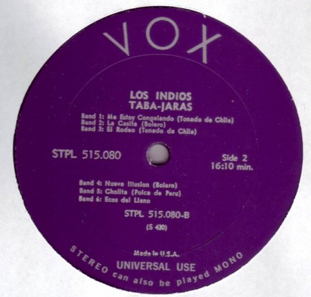 LOS INDIOS TABAJARAS