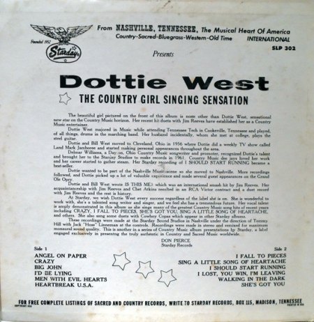 DOTTIE WEST