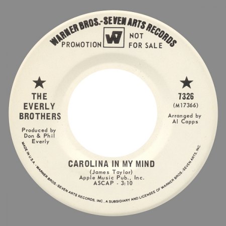 k-7326      A  Carolina In My Mind - Promo -.jpg
