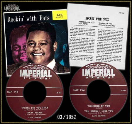 FATS DOMINO IMPERIAL EP IMP-152