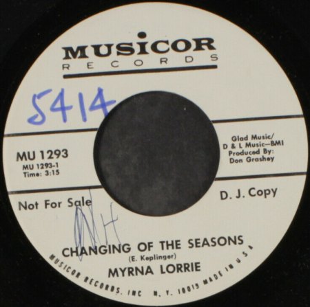 MYRNA LORRIE & BUDDY DE VAL