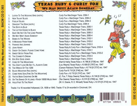 TEXAS RUBY & CURLY FOX