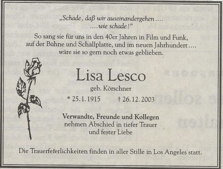 LISA LESCO