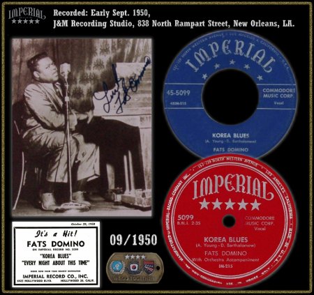FATS DOMINO - KOREA BLUES