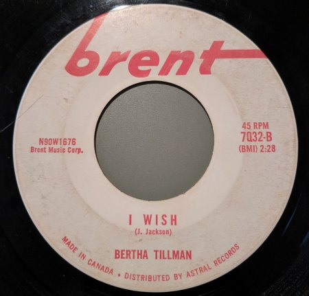 BERTHA TILLMAN