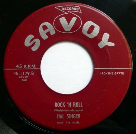 HAL SINGER - Rock around the clock 1948