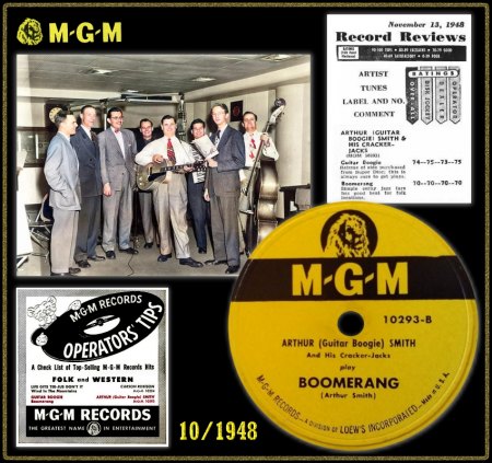 ARTHUR (GUITAR BOOGIE) SMITH - BOOMERANG