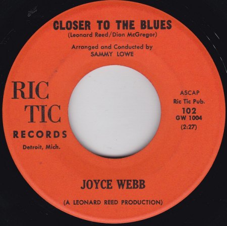 JOYCE WEBB, ein Chor-Girl von Ray Campi