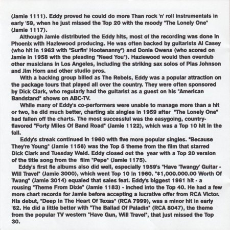 DUANE EDDY - CD's