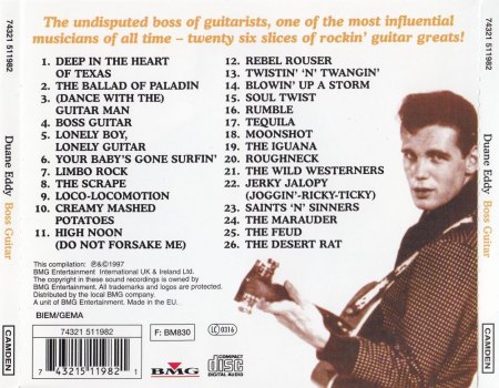 DUANE EDDY - CD's