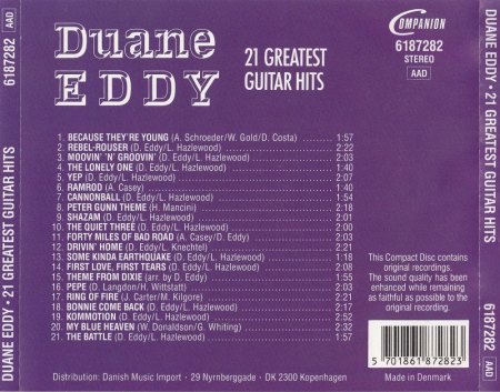 DUANE EDDY - CD's