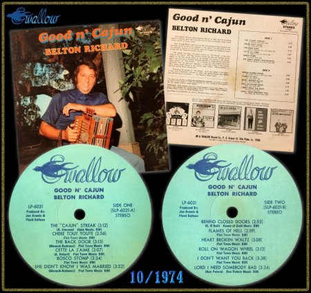 BELTON RICHARD SWALLOW LP SLP-6021