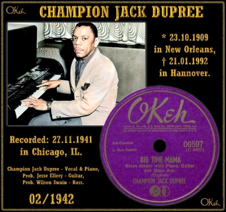 CHAMPION JACK DUPREE - BIG TIME MAMA
