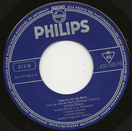 JULIETTE GRECO  (1927 - 2020)