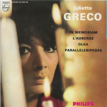 JULIETTE GRECO  (1927 - 2020)