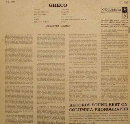 JULIETTE GRECO  (1927 - 2020)