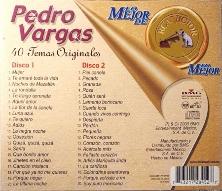 PEDRO VARGAS