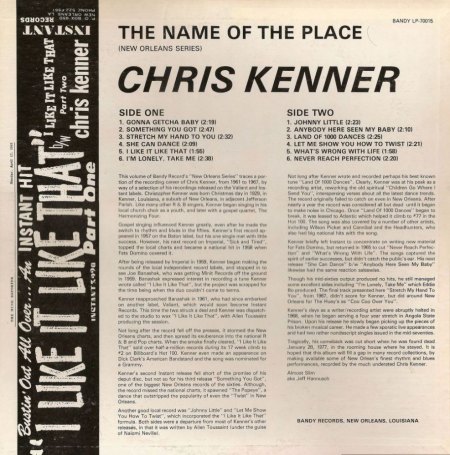 CHRIS KENNER